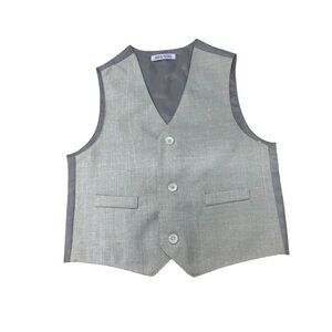 Izod Toddler Boy's Gray Dress Vest Sz 6 - NWT